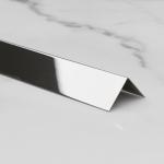 L Shaped Tile Edge Trim Color PVD Coated Rose Blonde Finish Stainless Steel