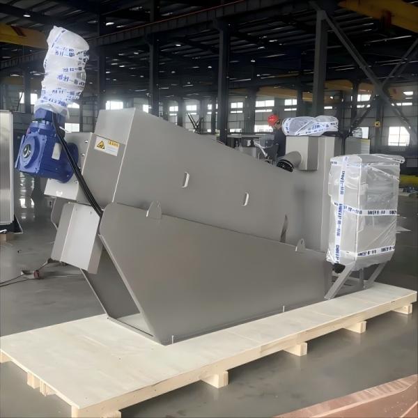 Stainless Steel Automatic Dewatering Screw Press Machine Multi Disc Screw Press