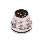Waterproof M16 Circular Connector 500V Metal Screw Cable Male Connector
