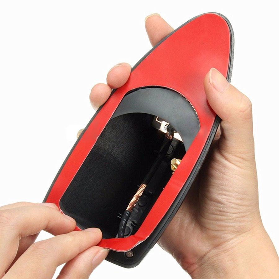 OEM AM/FM Signal Decoration Car TV Antenna Car Roof Shark Fin Antenna 0-1dBi