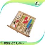 removable bamboo wood drawer organizer drawer dividers