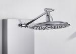 ROVATE Nickel Brushed Rain Shower Panel Round Shape For Indoor Shower Room