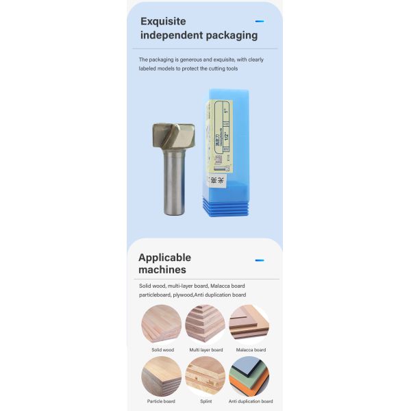 Tiger Coated Woodworking Smooth Diameter Metric Cleaning Bottom Router Bits for Bottom Cleaning 0110