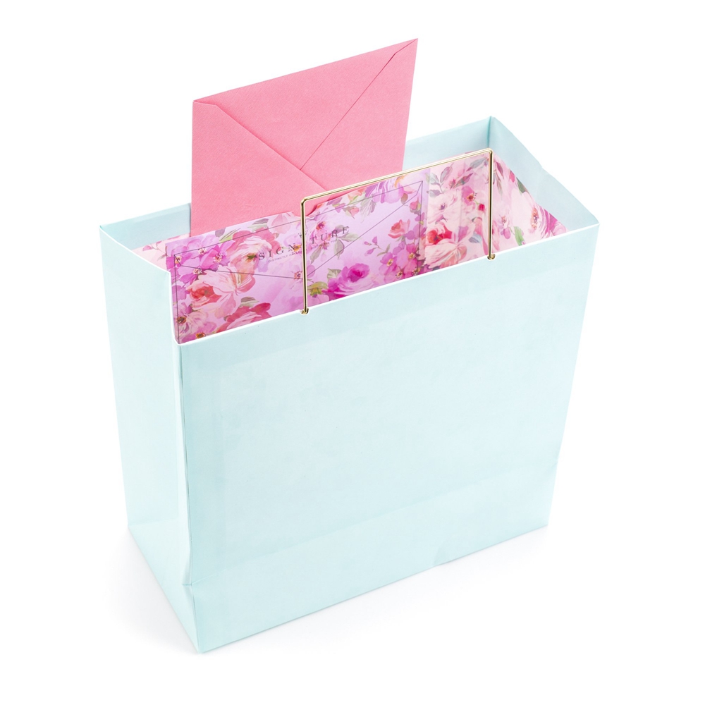 Folding Style Customized Logo Luxury Boutique Valentine's Day Shopping Paper Gift Bag