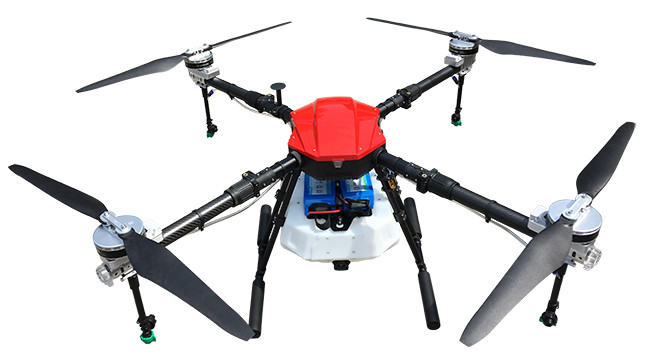 NLA-410 Agriculture Spraying Drone 4*100KV Motor 28kg Take Off Capacity