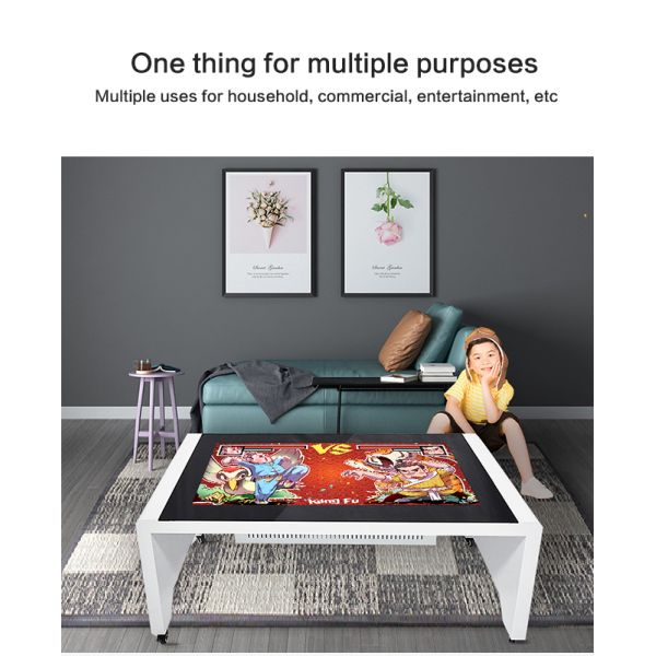55 Inch Interactive Touch Screen Coffee Table For Conferenc / Dining / Display / Bar