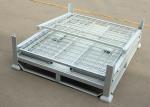 Stackable White Stillage Steel Pallet Cage For Gas Bottle Logistics