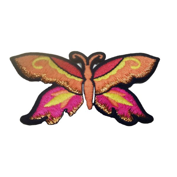 Customized Eco-Friendly Embroidery Patches With Different Colors and Effects Hot Melt Adhesive on the Back