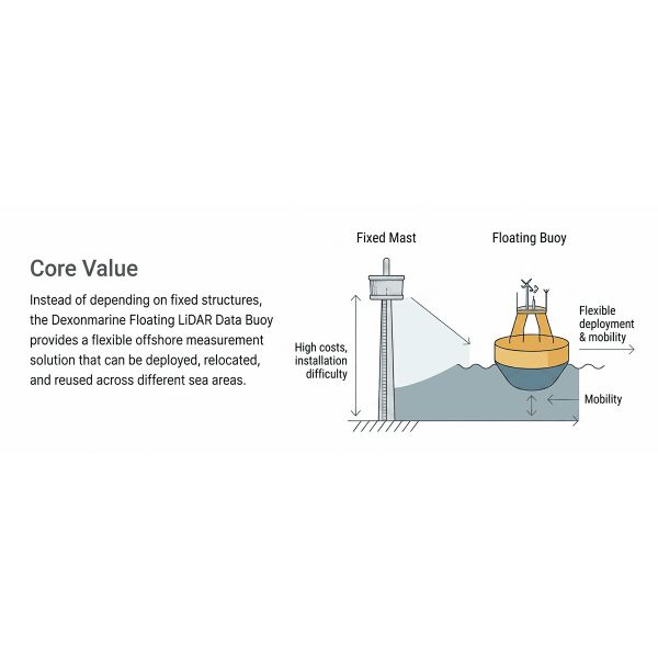 Offshore Wind Floating LiDAR Data Buoy Platform