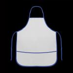 Comfort White Polyester Apron Sublimation Blanks For Adult And Kids Eco Friendly