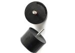 Black Color Rubber Shock Absorber / Anti Vibration Mounts OEM ODM Service
