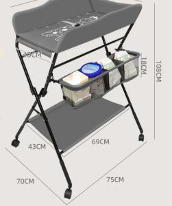 Wholesale Custom Logo Foldable Baby Changing Table For Home School Hotel High Strength from china suppliers
