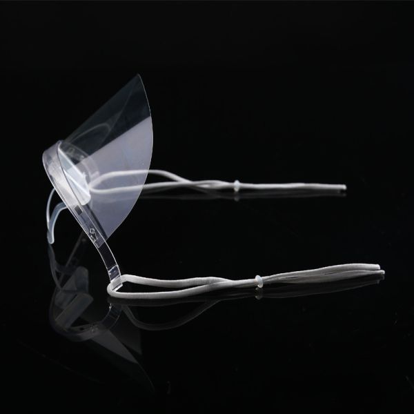 Reusable ABS PET Plastic Face Mask For Food Service