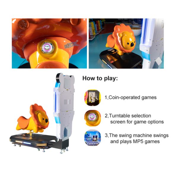 Coin Operated Music Kiddie Ride Game Machine Kids Fiberglass Kiddy Rides Animal Kingdom