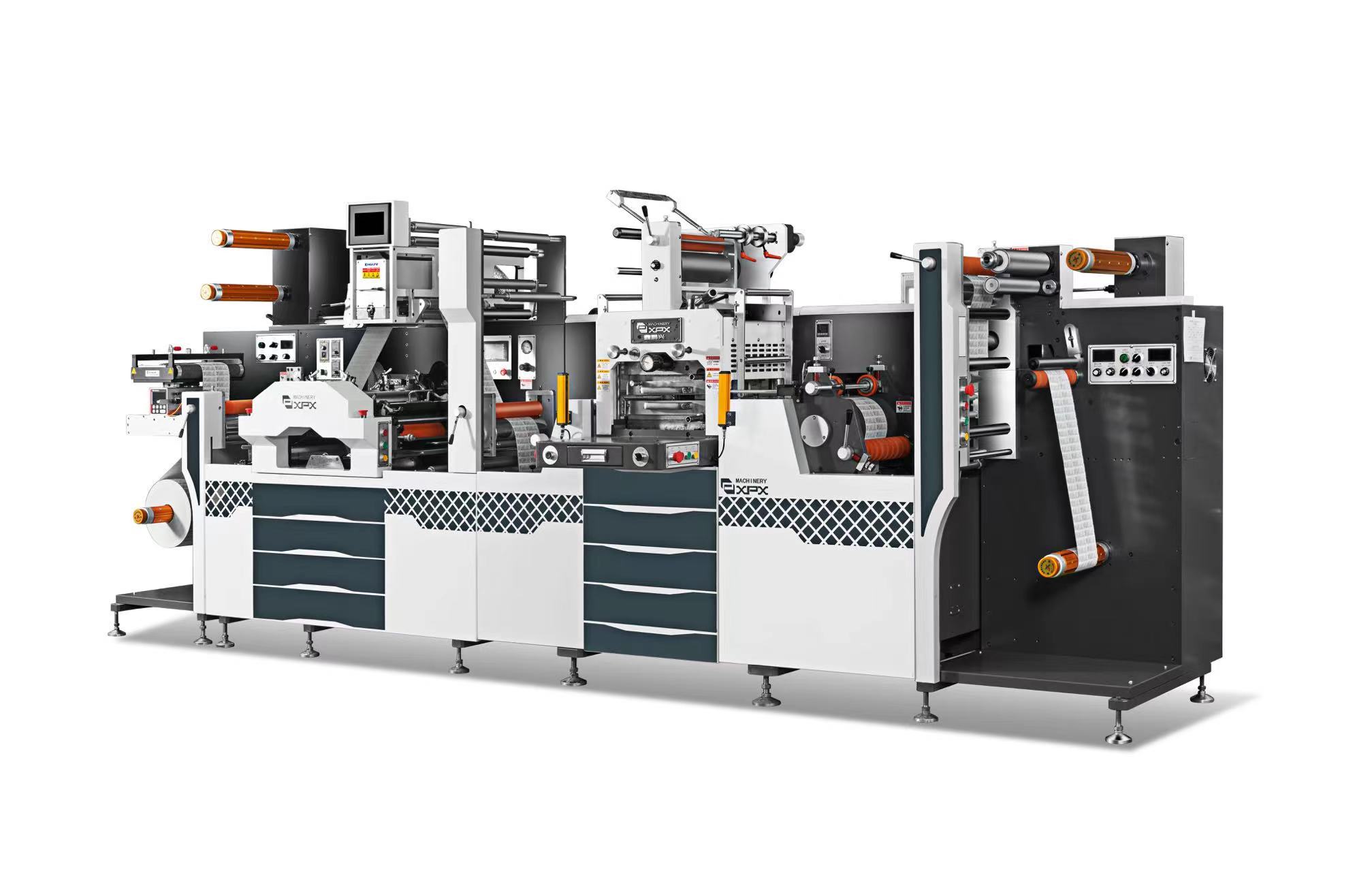 Electric High Speed Sticker Label Die Cutting Machine Automatic 20KW