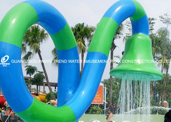 Outdoor Spray Park Equpment Fiberglass Shower For Water Games / Customized Water