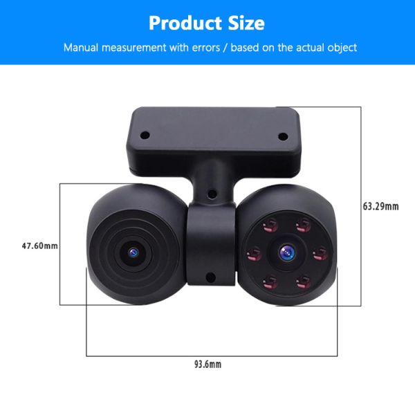 3.6mm Lens Angle Car Rear View Camera System With 1920x1080 Effective Pixels