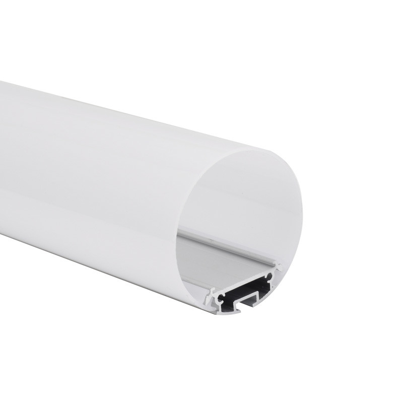 Hoisting Round LED Profile Diameter 30mm For Ceiling Light With Diffuser Cover