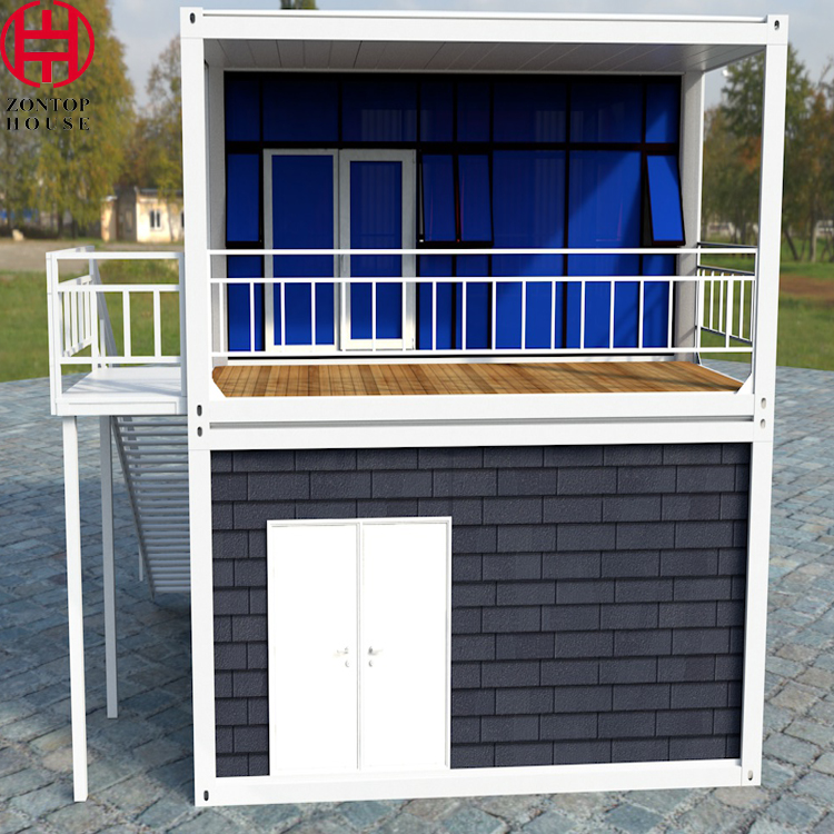 Zontop China Factory Standard Security Luxury 20 Ft 40ft Prefabricated Modular Container House Portable Home