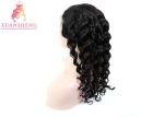 Natural Full Lace Human Wigs Loose Wave Cuticle Aligned Brazilian Unprocessed