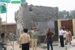 New Lenin Cemetery sculpture in Rusia