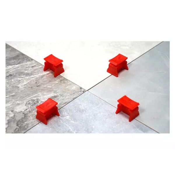 1.5 Mm Yellow Positioning Floor Tile Leveling System Spacer Clamps