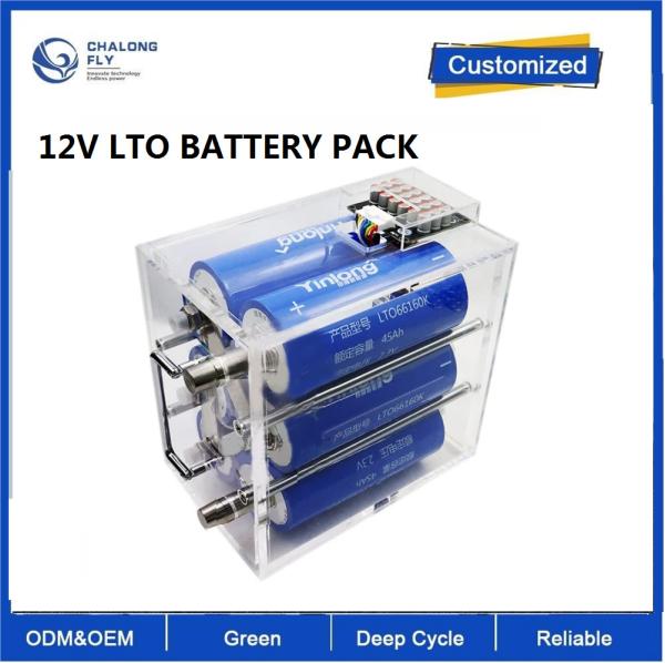 LTO 12V 40AH 45AH Lithium titanate battery Low temperature power inverter solar