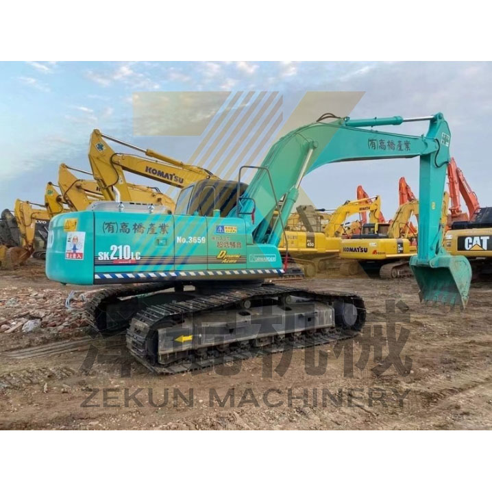 2007 Year Used Second-Hand SK210 SK210LC SK210-8 SK210-6 Excavator with Japan Engine