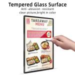 9mm Thickness Aluminum Frame Ultra Slim Light Box for Fast Food Advertising