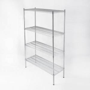 Wholesale 1800mm 4 Layers Storage Wire Shelves 500kg Chrome 18 X 36 Metal Shelving Iso9001 from china suppliers