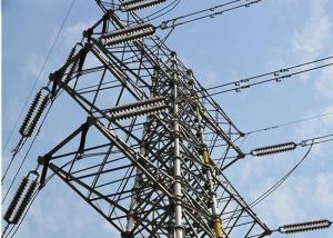 Wholesale 5 - 190 KM / H Angle Tubular Transmission Tower For Electricity Transmission from china suppliers