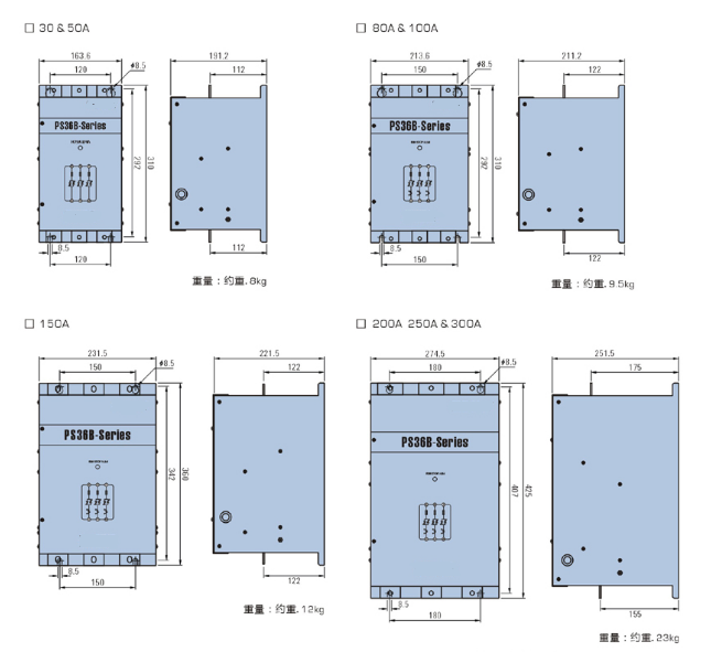 Overcurrent Protection Thyristor Power Module Three Phase Wide Current Range