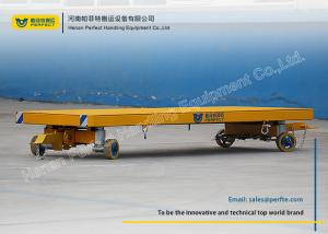 Wholesale Flatbed Material Transfer Cart / Industrial Transfer Car Draw Bar Tow Mode from china suppliers