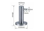 Furniture Hardware Door Accessories Stainless Steel Floor Mounted Door Stop