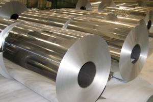Wholesale 120mm - 1000mm Width Aluminium Foil Raw Material , Silver Industrial Size Aluminum Foil from china suppliers