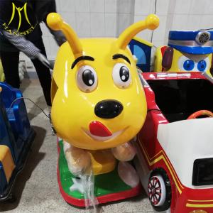 Wholesale Hansel kids fiberglass car mini coin operated kiddie rides with video for game center from china suppliers