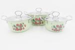 16,18,20cm Household kitchen cookware set milk pan stainless steel two handle