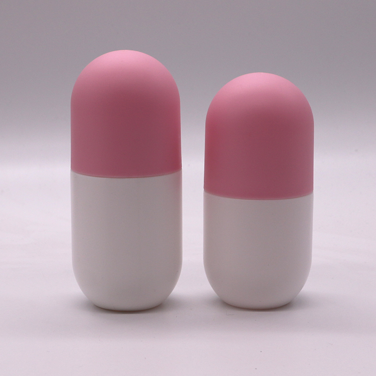 130ml HDPE Capsule Shape Plastic Bottle for Dietary Nutrition Supplement Screen Print