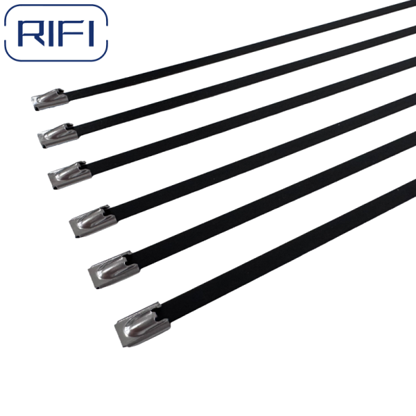 Stainless Steel 304,316 All Epoxy Coated Stainless Steel Ball Lock Type Cable Tie