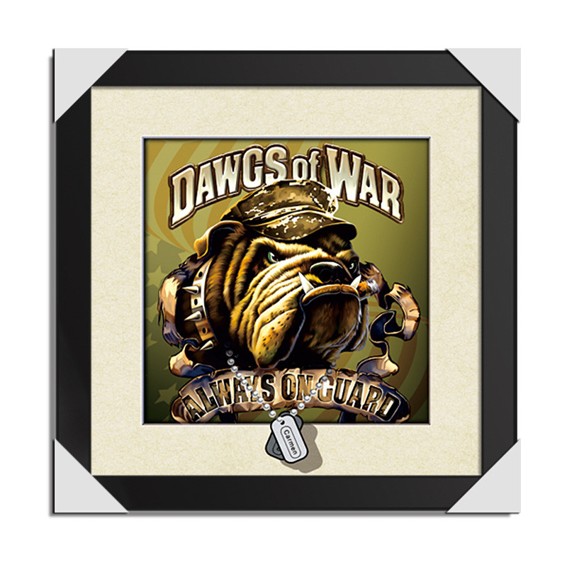 Dogs Animal 3D Lenticular Poster For Hotel Decoration With 40x40cm Size