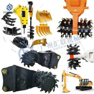 Wholesale PC200-10 EX130 ZX130 PC100-6 PC200-7 PC200-8 Excavator Rotary Drum Cutter For 6-16 Tons Excavator Parts from china suppliers