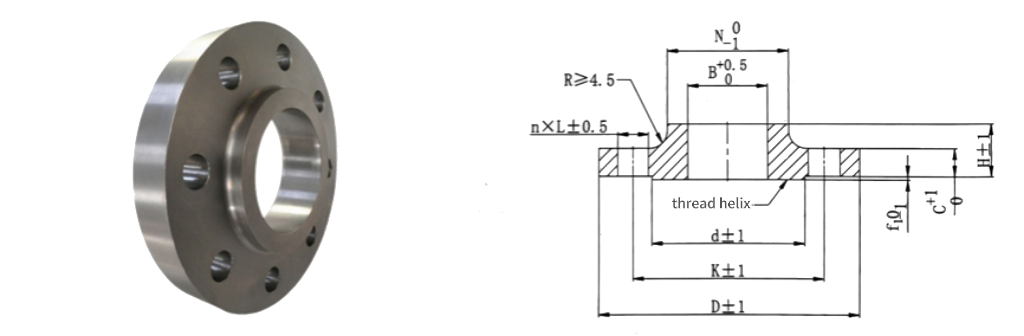 Forged and CNC Machined Titanium Slip On Flange Pipe Fittings