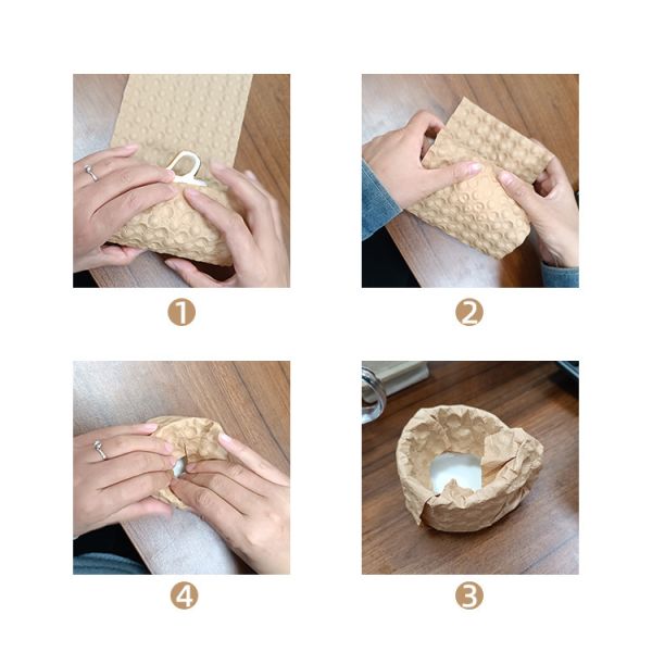 30x30cm Bubble Paper Sheet Biodegradable Bubble Filling Sheet For Light Cushioning