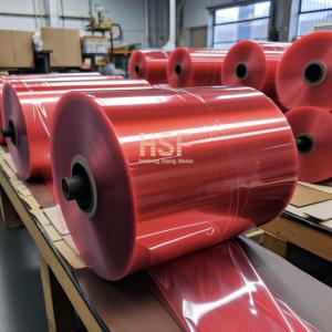 Wholesale 85 Microns Translucent Red MOPP Film For Festive Gift Wrapping from china suppliers