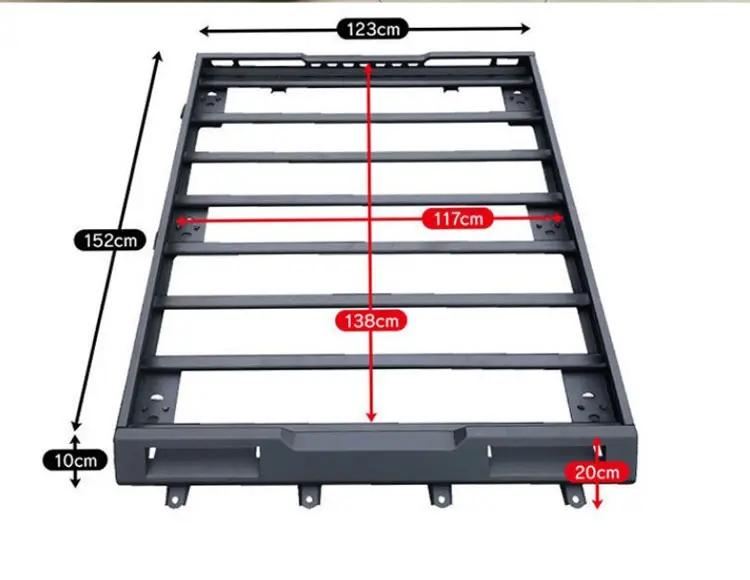 Enhance Your Driving Experience with Our SUZUKI Jimny 2018-2021 Aluminum Alloy Roof Rack