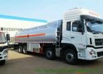 DFAC Aluminium Alloy Oil Liquid Tank Truck 28000 - 32000L Loading Capacity