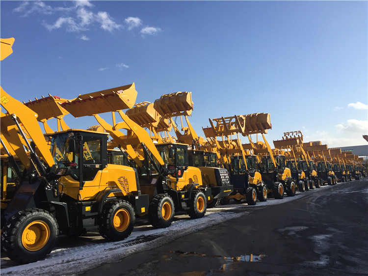 Overall Weight 3400kg SNSC Front End Loader 2 Ton With 6 Months Bucket Attachment