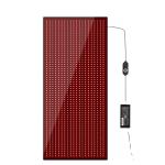 Fitkang125W Black Infrared Red Light Therapy Mat for Full Body Fat Reduction in