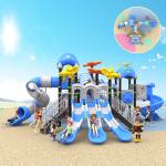 10 Persons Plastic Commercial Playground Equipment ISO9001 Colorful Commercial