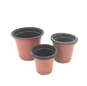 Wholesale Double colour 2 gallon nursery garden plastic flower pots from china suppliers